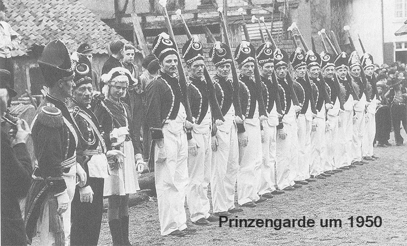 Bild Prinzrngarde um 1950