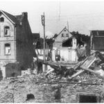 Bild Zerstörung Ecke Bachstraße 1945